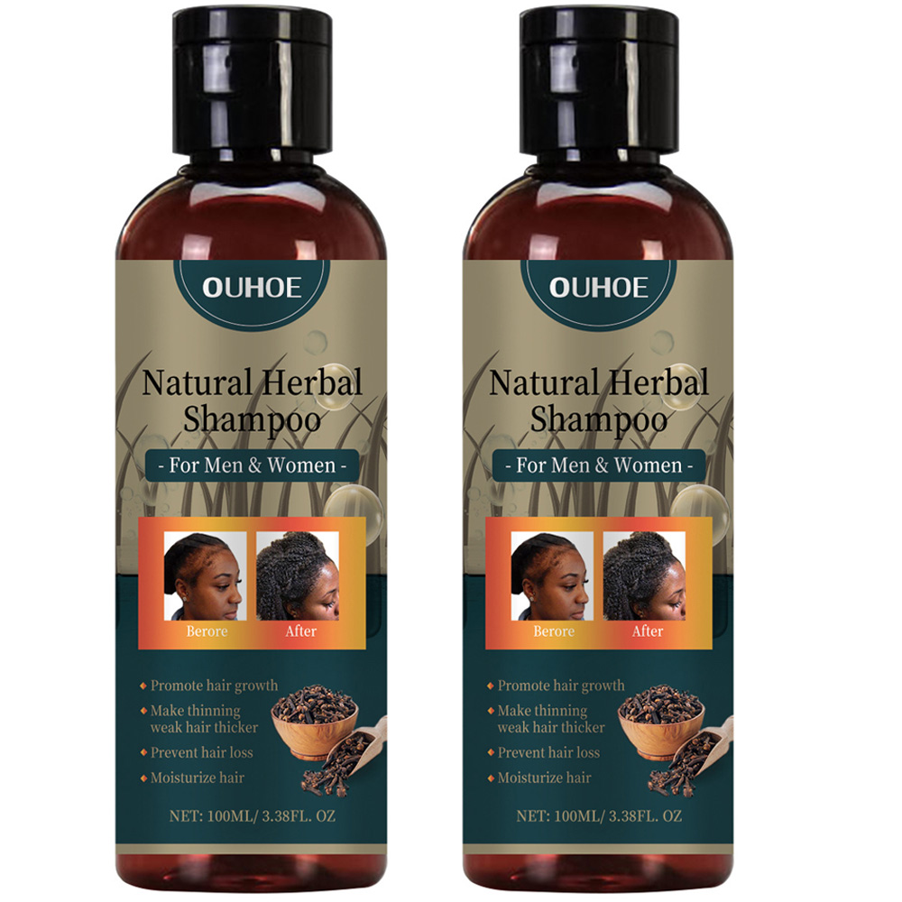 Hair Care Natural Ingredients - 2x100ml Shampoo per la Crescita dei