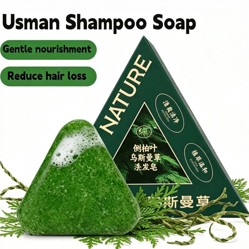 Hair Care Dandruff - Sapone Shampoo Usman 120g Nutriente per