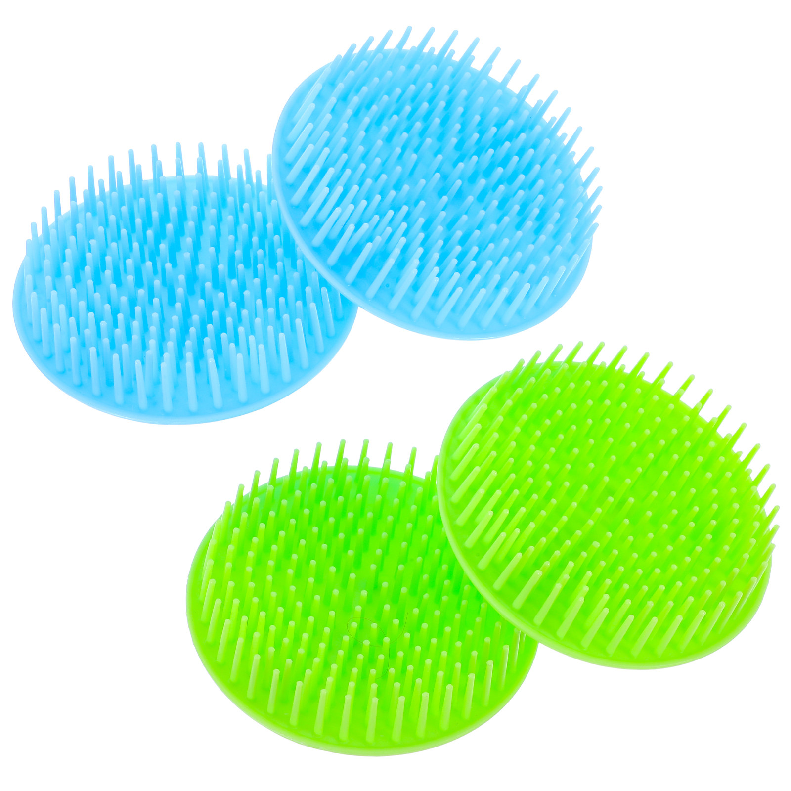 Hair Care Dandruff - 4 spazzole per shampoo, pettini per
