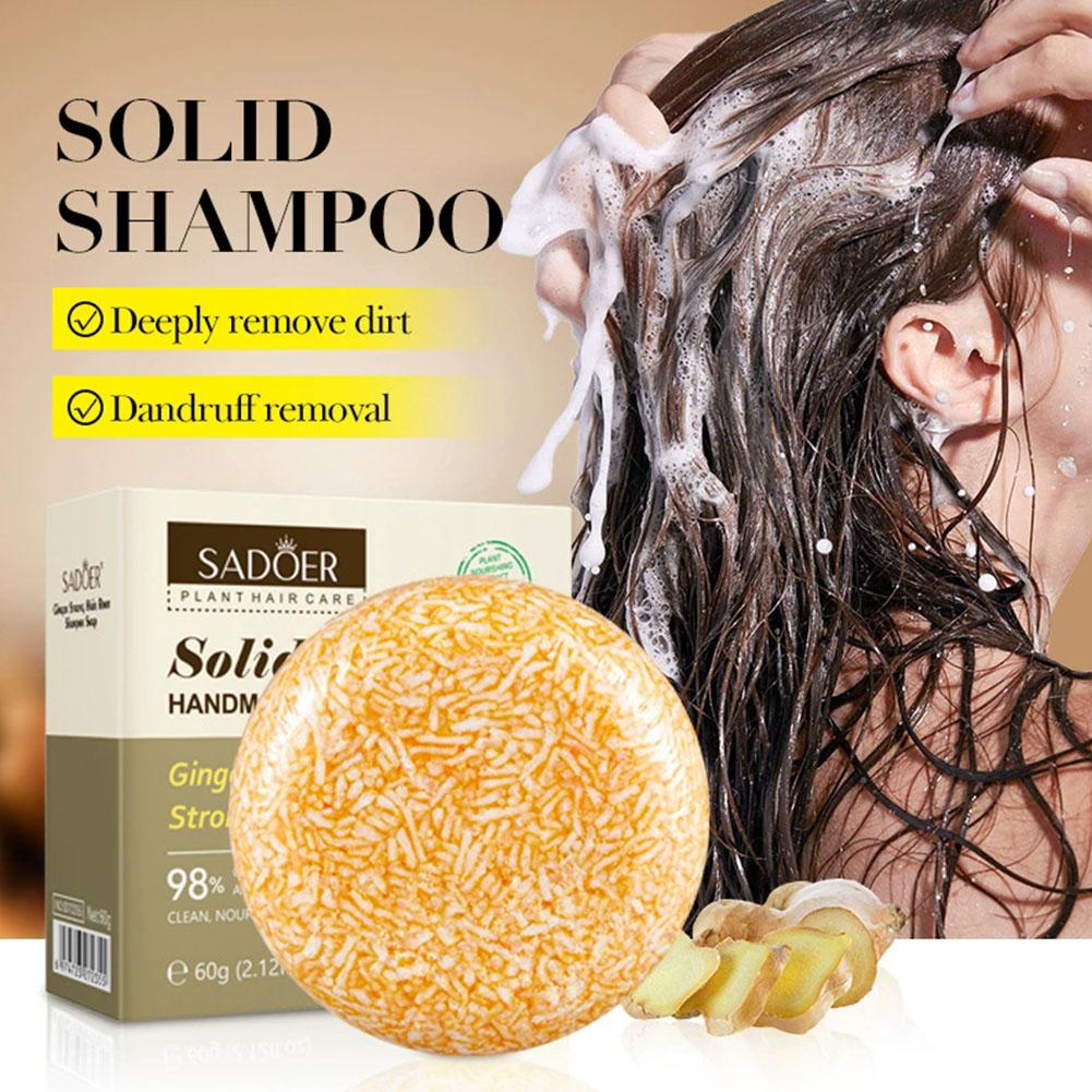 Hair Care Organic - Sapone Solido allo Zenzero Anti-Caduta Rinforza